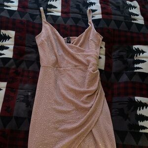 Windsor mini dress with sparkles and rhinestone straps